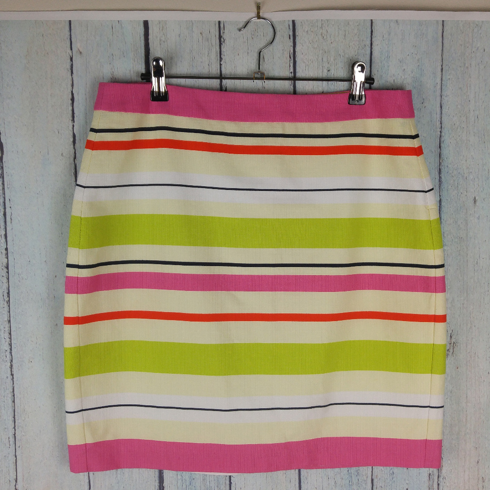 Banana Republic Striped Pencil Skirt- Size 10